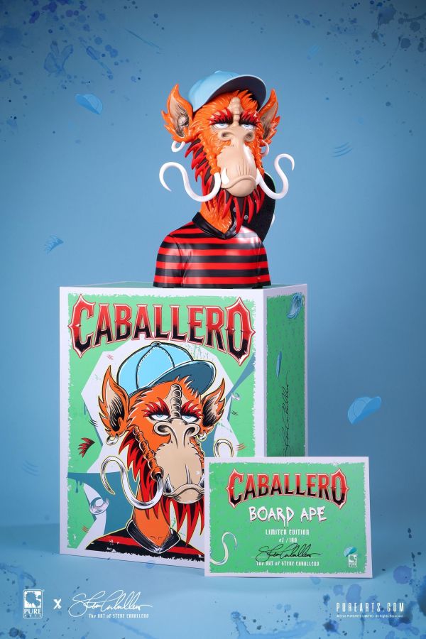 【海外代購】Purearts PA STEVE CABALLERO’S BOARD APE 史蒂夫・卡瓦列羅 滑板猿 