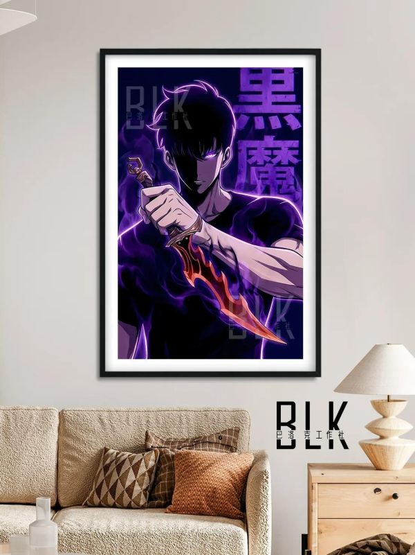 【海外代購】巴洛克《黑魔程肖宇》我獨自升級裝飾畫冰箱貼 