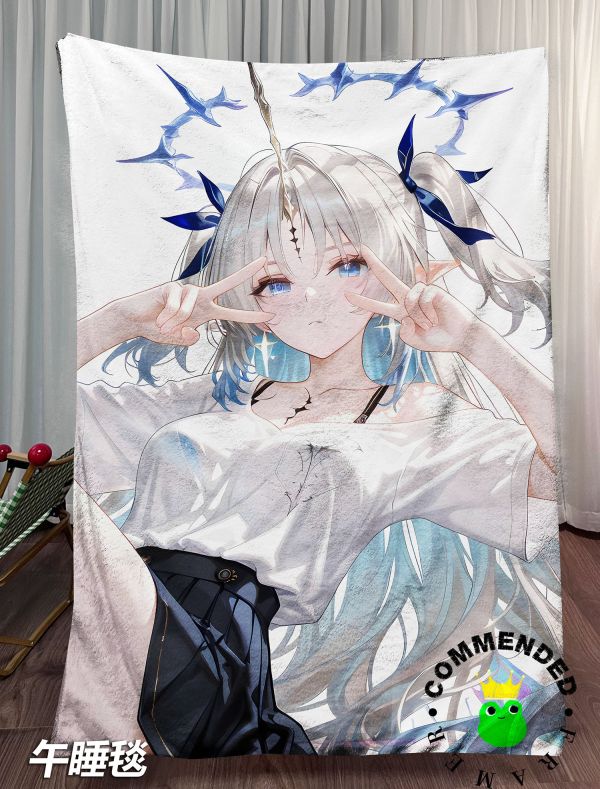 【海外代購】皇呱 《可愛聖女卡提希亞》 鳴潮怕羞可愛聖女卡提希婭週邊裝飾畫 午睡毯 地毯 