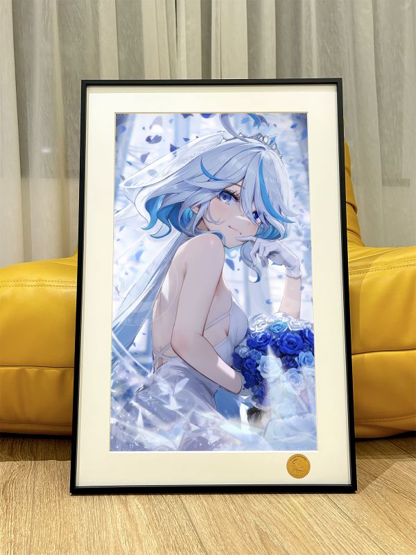 【海外代購】星空 《花嫁芙寧娜》芙卡洛斯原神動漫裝飾畫 