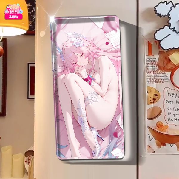 【海外代購】阿喵畫社 動畫冰箱貼第五十七彈崩壞愛莉希雅純享版 崩壞高透亞克力磁吸冰箱貼 