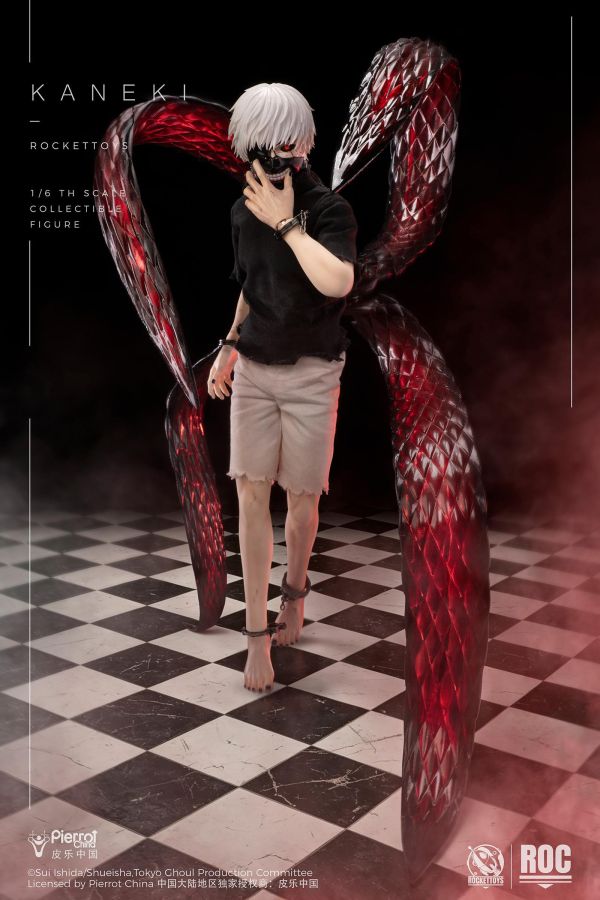【預定】ROCKETTOYS 皮樂中國正版授權KANEKI 金木 1/6可動人偶 