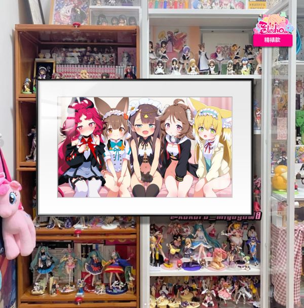 【海外代購】阿喵畫社 明日方舟蘿娘 展館級8k超清精裱畫 