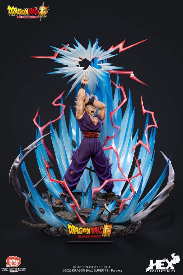 【預定】HEX 《七龍珠超：超級人造人》正版授權 孫悟飯 野獸型態 1/4 雕像 DBS007 