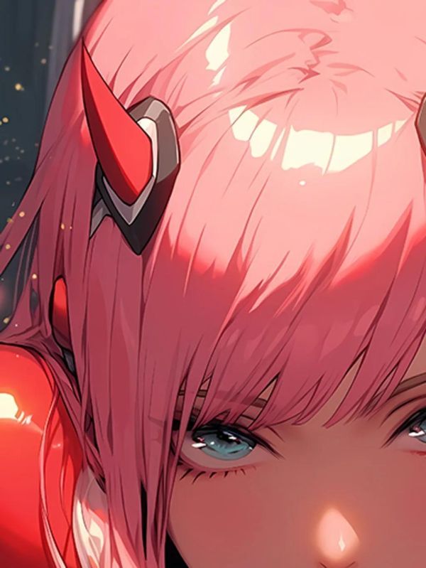 【海外代購】巴洛克《紅色零二》Zero Two國家隊裝飾畫冰箱貼 