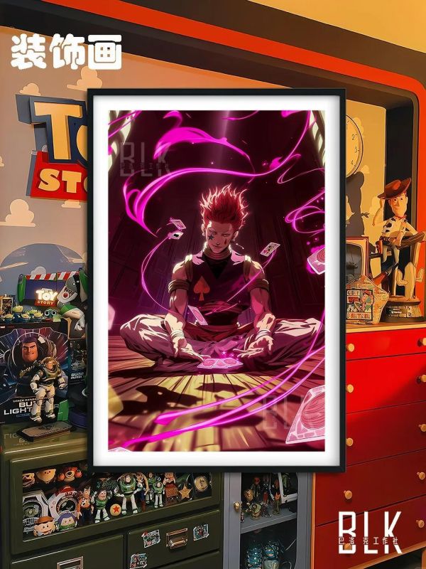 【海外代購】巴洛克《飛牌西索》全職獵人裝飾畫冰箱貼 