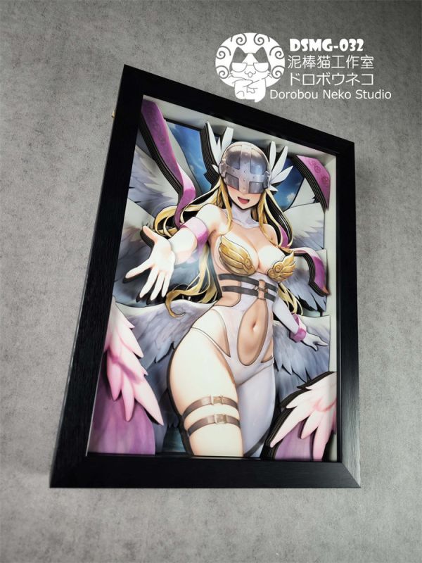 【海外代購】泥棒貓 DSMG-032 數碼寶貝 天女獸 立體裝飾畫 
