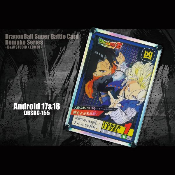 【海外代購】黑白畫映 B&W DragonBall Super Battle Card Remake Android17×18 人造人17×18號 DBSBC-155 