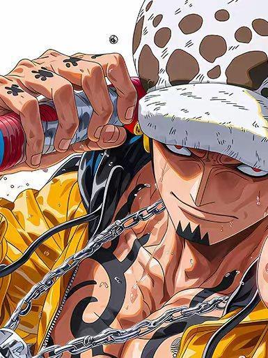 【海外代購】巴洛克《羅》Law特拉法爾加羅海賊王onepiece超新星路飛索隆七武海動漫裝飾畫 