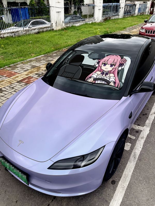 【海外代購】千鳥社 二次元汽車遮陽防曬前擋開車DORO小粉狗桃樂絲勝利女神妮姬nikke 