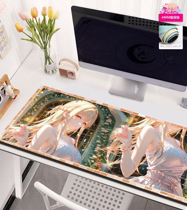 【海外代購】阿喵畫社 晨曦 結城明日奈 8k超大高畫質裝飾畫 滑鼠墊 午睡毛毯 冰箱貼 