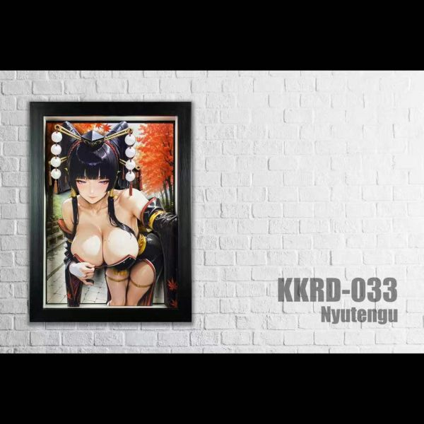 【R18海外代購】黑白畫映 B&W 女天狗 Nyutengu 立體裝飾畫 KKRD-033/KKRDSlim-033 