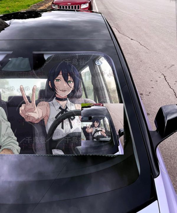 【海外代購】千鳥社 蕾塞和電次雙人汽車前擋遮陽 鏈鋸人 