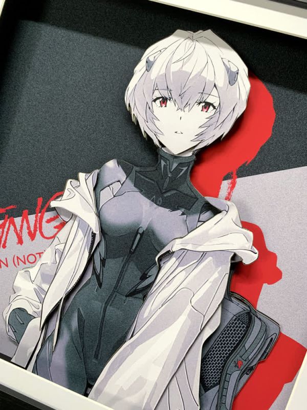 【海外代購】萌萌匠 EVA 綾波麗 明日香 立體手工裝飾畫 