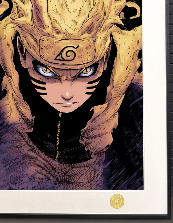 【海外代購】H2 《六道鳴人》火影忍者漩渦鳴人六道仙人九喇嘛動漫二次元裝飾畫 