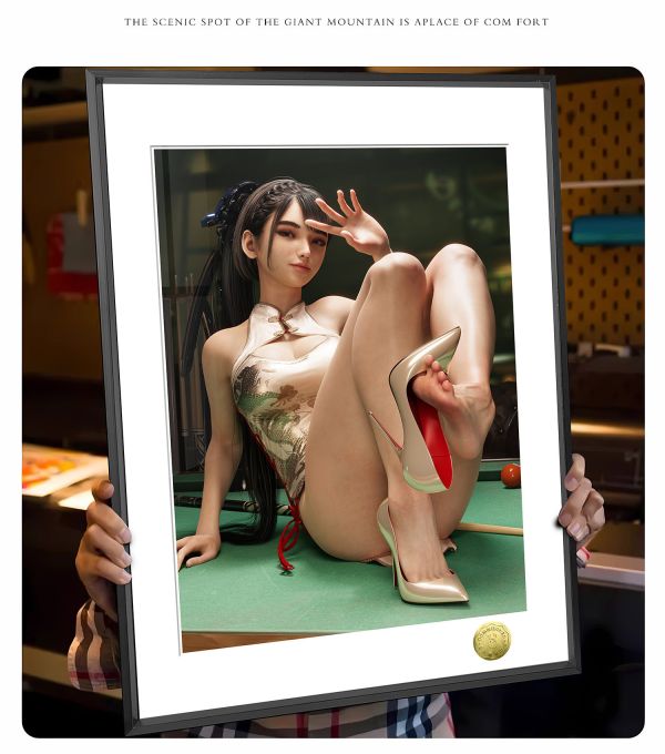 【海外代購】皇呱 《撞球女郎伊芙》 劍星Stellar Blade撞球女郎伊芙週邊裝飾畫 午睡毯  地毯 