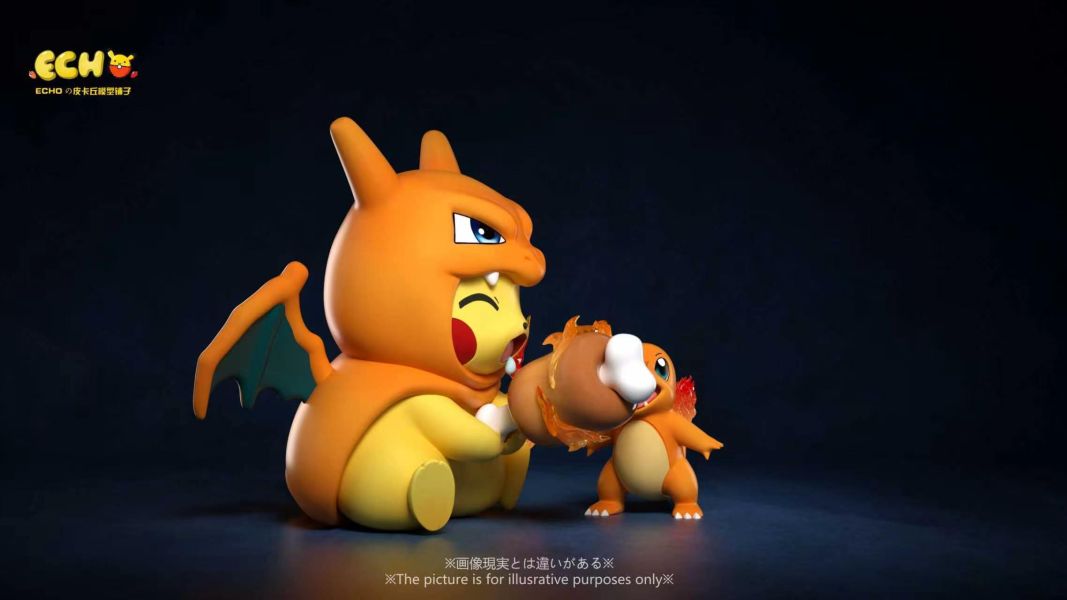 【預定】ECHO 皮卡丘模型鋪子 皮模鋪 初代 禦三家 變裝皮卡丘 