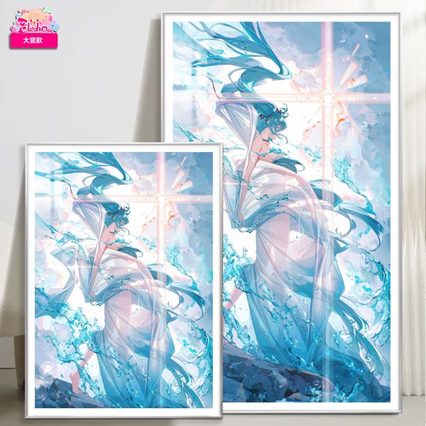 【海外代購】阿喵畫社 海之夢 初音未來 12k超清裝飾畫 