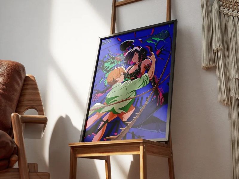 【海外代購】千鳥社 《致命擁抱》鏈鋸人蕾塞電次炸彈惡魔午睡毯地毯裝飾畫 午睡毯 地毯 