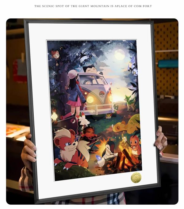 【海外代購】皇呱 《火系寶可夢》寶可夢裝飾畫 午睡毯  地毯 