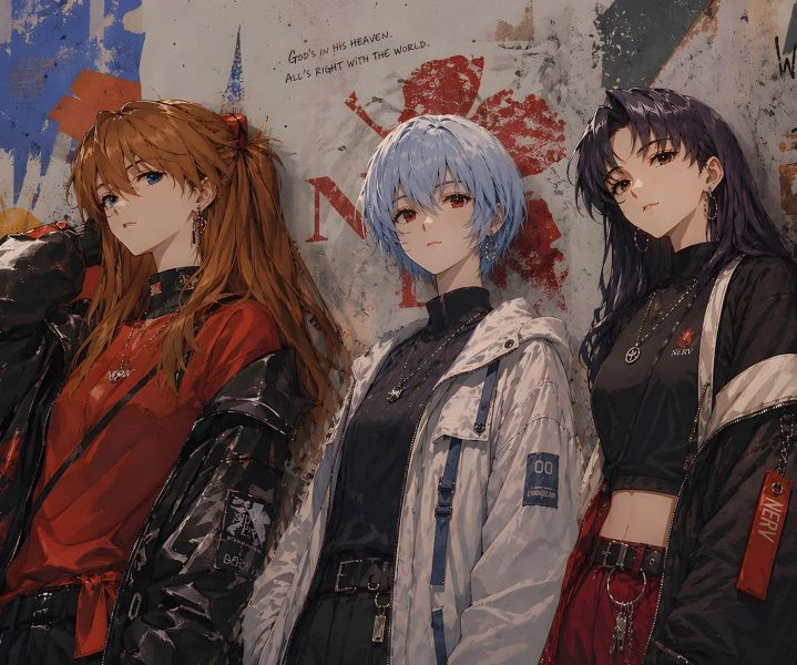 【海外代購】H2《塗鴉EVA》裝飾畫 新世紀福音戰士 