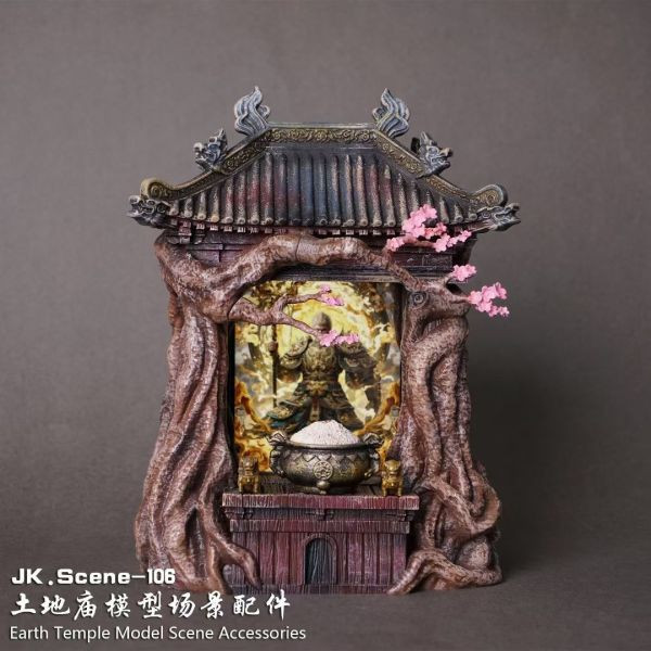 【海外代購】JacksDo 土地廟模型場景配件 
