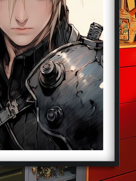 【海外代購】巴洛克《克勞德》Cloud Strife最終幻想7蒂法愛麗絲tifa動漫裝飾冰箱貼 