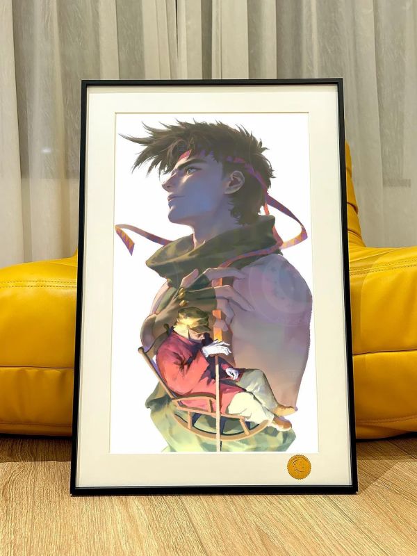 【海外代購】星空 《二喬》JOJO的奇妙冒險裝飾畫 