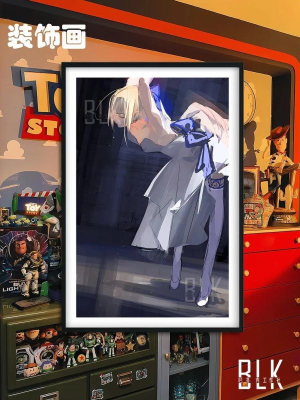 【海外代購】巴洛克 《吾王saber》Fate/stay night裝飾畫冰箱貼 