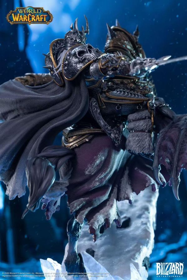 【預定】Blizzard 暴雪遊戲 魔獸世界 巫妖王&無敵戰馬14吋收藏級雕像 