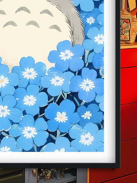 【海外代購】巴洛克 《花園龍貓》草壁皋月鄰居托托羅宮崎駿隔壁的特特羅Totoro動漫裝飾畫 