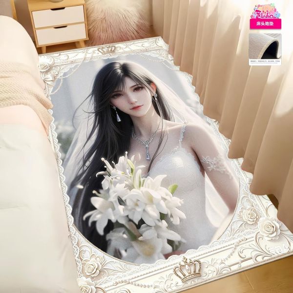 【海外代購】阿喵畫社 花嫁 婚紗蒂法-窗花款 新品12K主題超清裝飾畫 床頭地墊 客廳地墊 