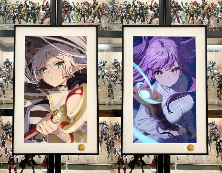 【海外代購】星空 《持杖菲倫》Fern海塔葬送的芙莉蓮裝飾畫 