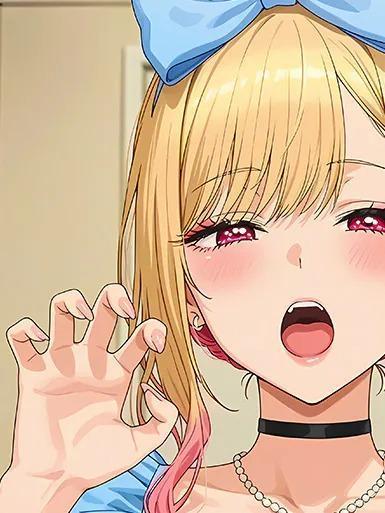 【海外代購】巴洛克 《藍衣喜多川》裝飾畫　戀上變裝娃娃 