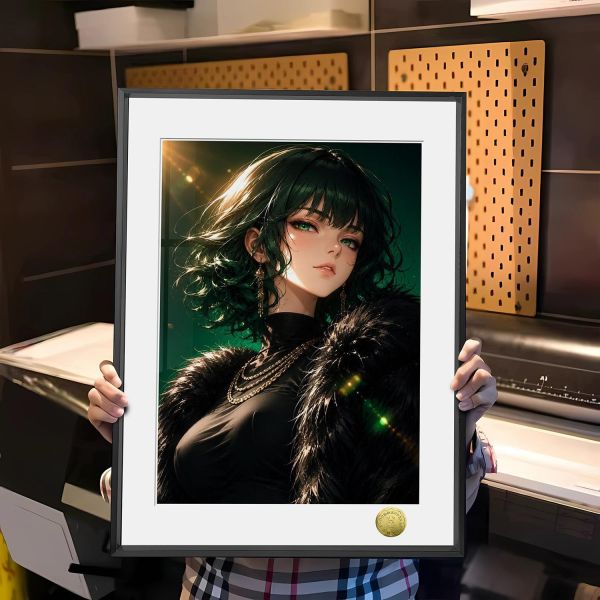 【海外代購】皇呱 《暗夜綠影》 一拳超人吹雪暗夜綠影同人周邊裝飾畫 午睡毯 地毯 