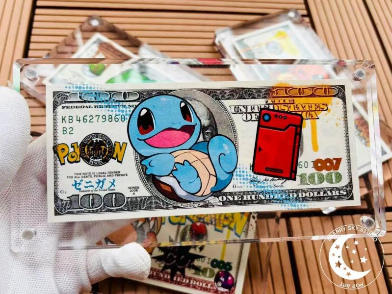 【海外代購】星空 《第一世代御三家美金版畫》寶可夢30週年版畫 