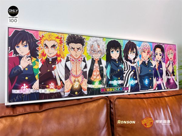 【海外代購】【100*30CM】 神秘畫廊 Ronson RAINBOW系列08 九柱 裝飾畫01 