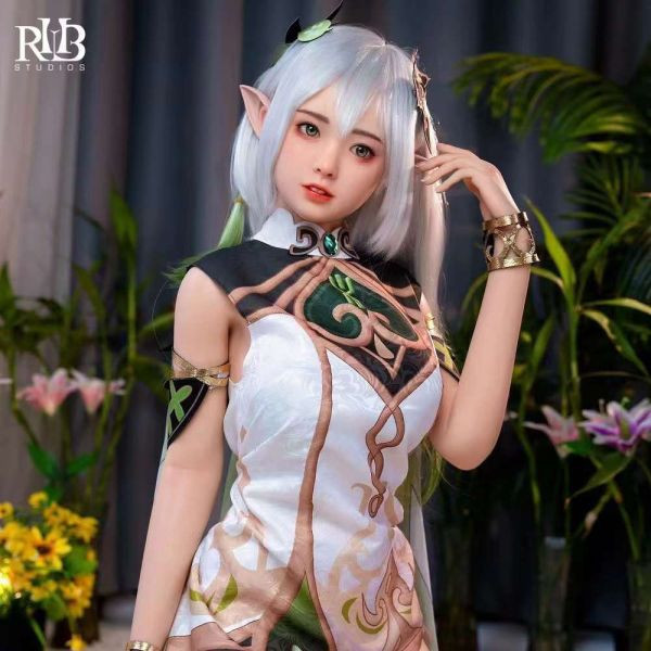 〖海外現貨〗RHB 1/1 美少女cos草神 蠟像級鉑金矽膠 可動 