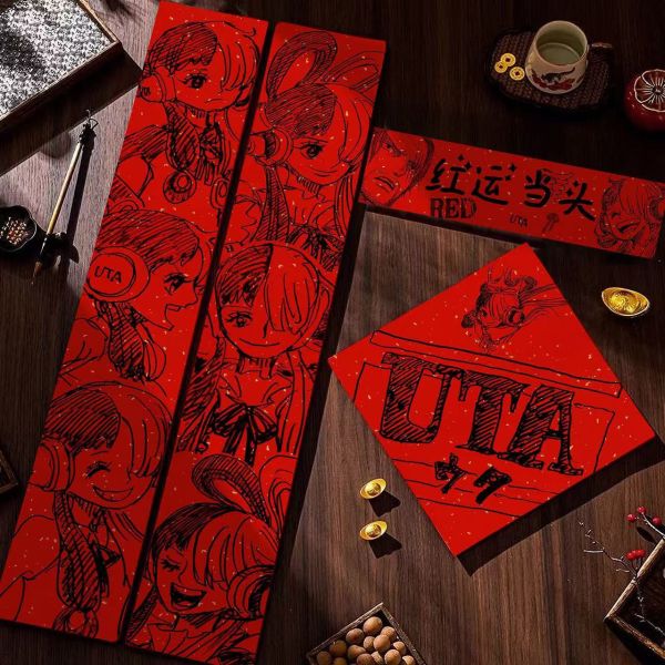 【海外代購】千鳥社 《UTA春聯》海賊王UTA烏塔紅髮歌姬香克斯春聯對聯春節年畫 