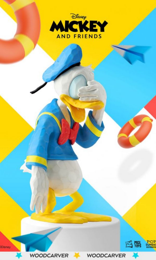 【海外代購】POP SUNDAY x MGL TOYS 迪士尼 木雕家·唐老鴨 