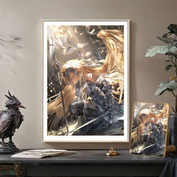【海外代購】阿喵畫社 FATE 聖光之翼 貞德 12k晶瓷裝飾畫 