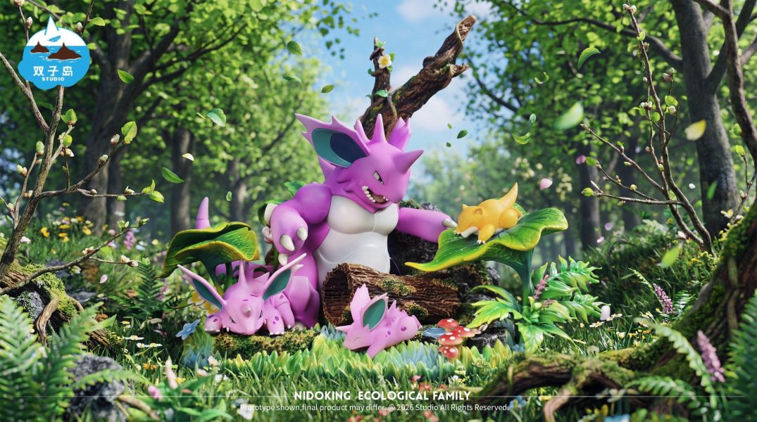 【預定】雙子島 生態系列 尼多王組 