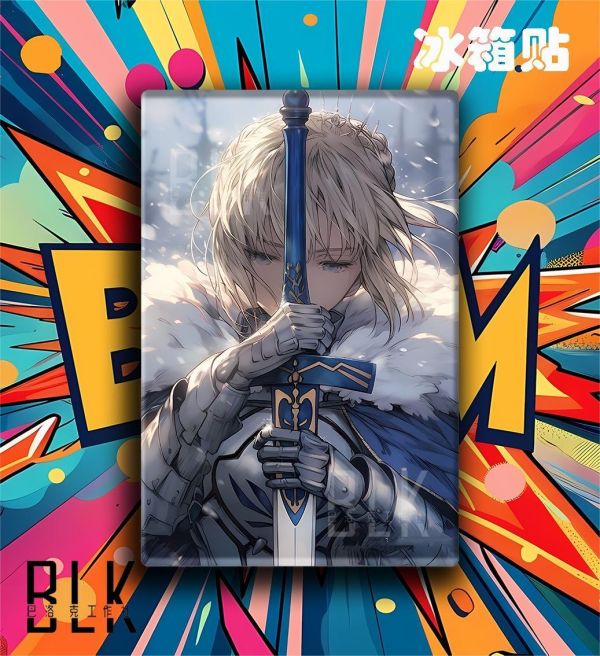 【海外代購】巴洛克 《雪之saber》Fate/stay night裝飾畫冰箱貼 