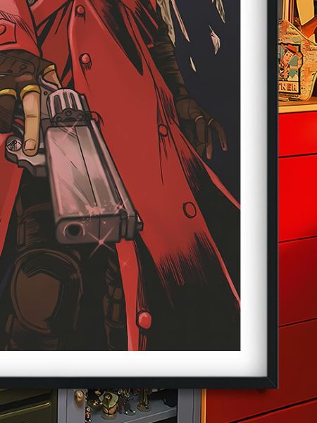 【海外代購】巴洛克 《槍神》槍神Trigun法修・史丹比特人間颱風太空遊俠裝飾畫冰箱貼 