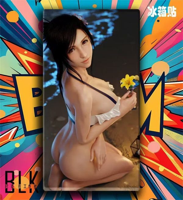 【海外代購】巴洛克 微醺蒂法最終幻想裝飾畫/冰箱貼 