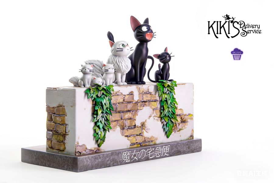 【預留請洽客服】Cake 魔女宅急送 - 陽台上的吉吉一家 