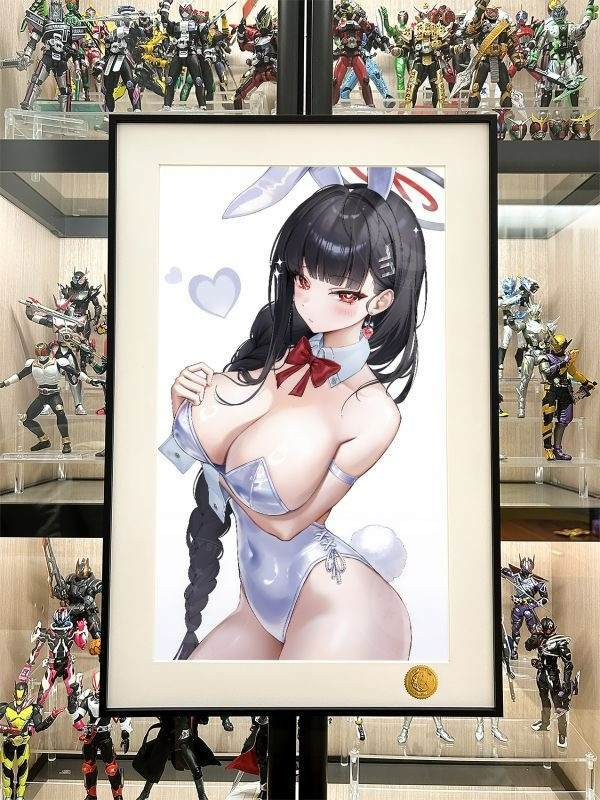 【海外代購】星空 《白衣莉音》蔚藍檔案調月莉央裝飾畫 