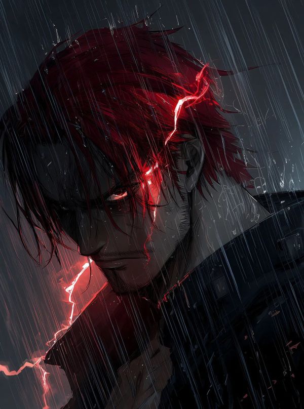 【海外代購】H2 《霸氣紅髮》海賊王四皇香克斯神之谷裝飾畫 