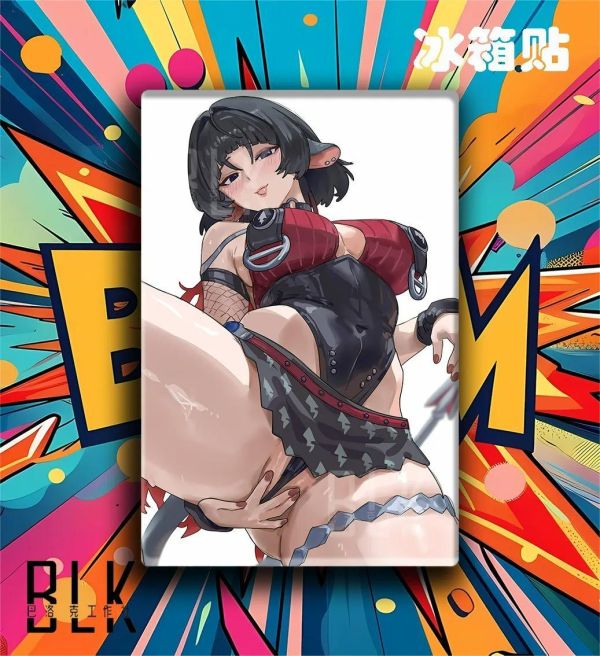 【海外代購】巴洛克 《跪姿簡杜》絕區零裝飾畫冰箱貼 