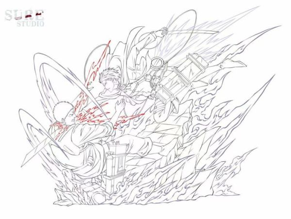 【預定】Sure 對戰系列 人類最強vs城牆破壞者 兵長砍萊 